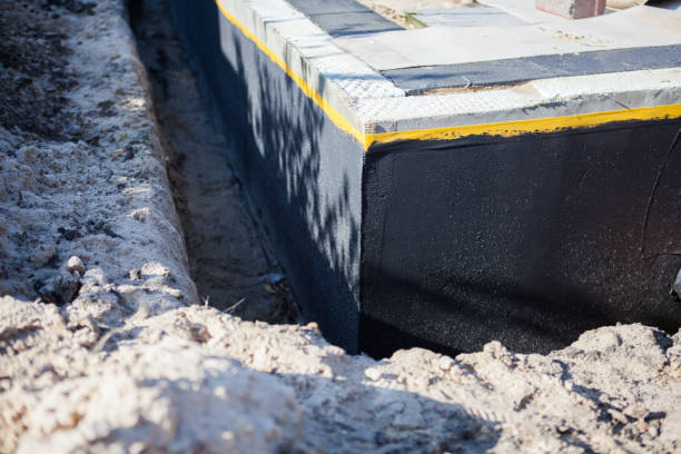 Residential Waterproofing installation at a Ottoville, OH home by SJ Waterproofing Pros